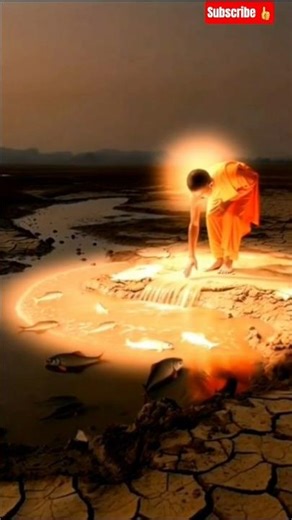 Buddha’s Divine Touch Brings Life Back to a Dried Lake 🌿✨