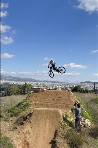 This jump is fire🔥 #mtb #jump #tricks #fullsend #fyp | Mountain Bike Jumps