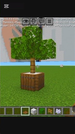 Minecraft Secret Tree Decoration 🌳🔥 | Easy Build Hack #minecraft #gaming