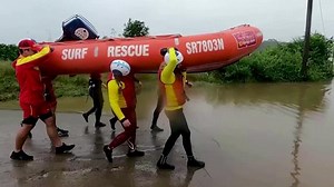 Families flee Australia's worst floods in decades