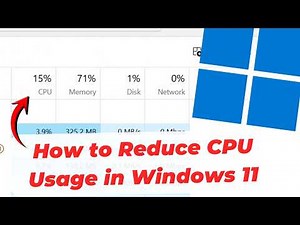 How to Reduce CPU Usage in Windows 11 (Stop High Usage)