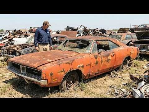 1968–1970 Dodge Charger Restoration ASMR | From Rusted Muscle to American Legend