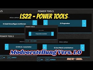 LS22/FS22 👨🏻‍🌾 POWER TOOLS [ Vers. 1.0] Modvorstellung