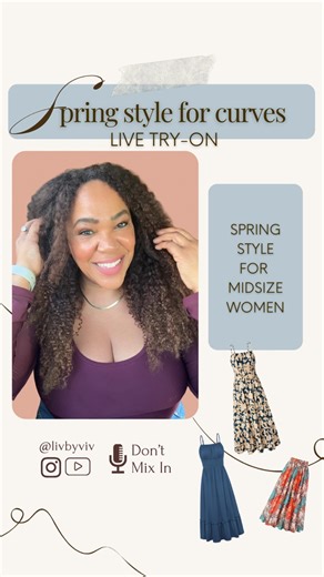 Watch Spring 💐Style For Curves on Amazon Live