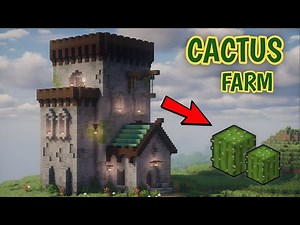 Beautiful Cactus Farm Design for Your Minecraft World