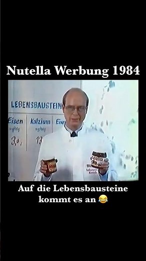 Nutella Werbung 1984 !