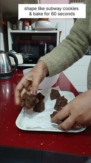 subway cookies recipe #youtubeshorts #kitchenqueen #baking