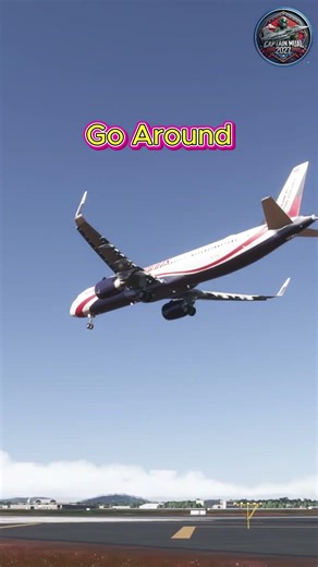 For safety reasons, you must Go Around.