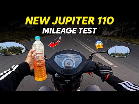 New Jupiter 110 1Liter Mileage test🔥| Unexpected Result😱|