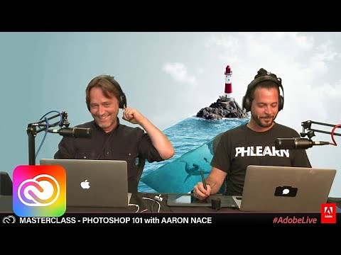 Live Masterclass with Aaron Nace - Photoshop 101 1/3 | Adobe Creative Cloud