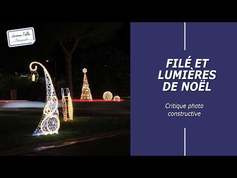 Light trails and Christmas decorations - Constructive critique of Annick's photo