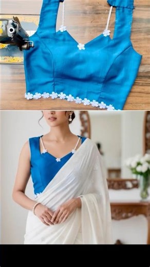 Blouse Trending Neck Design 😍 #silaitutorial #diy