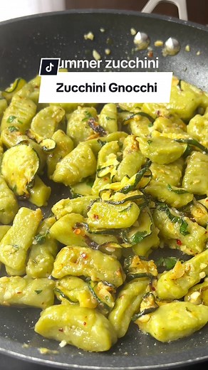 Zucchini Gnocchi 💖 #recipe #pasta #pastarecipe #gnocchi