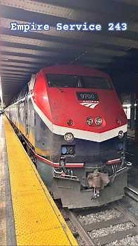 Amtrak Empire Service 243 with P42 9700 departing Penn Station
