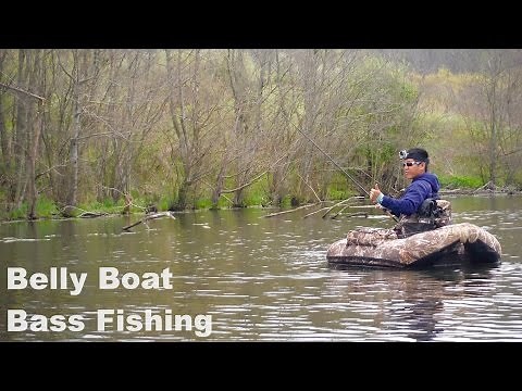 Belly Boat Bass Fishing! Exploring AEP Recreation Land - 60,000 Acres + 350 Ponds/Lakes