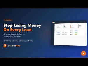 DispatchFlow — Modern Trucking Dispatch Software | Full Demo