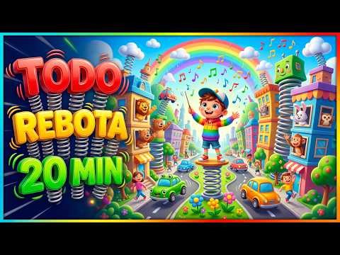 🌟 Canta Salta y Aprende con Música | 20 MIN Canciones para Niños 2025 | Aby y su Mundo Mágico 🎵💫
