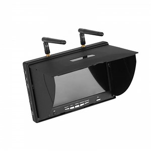 [Hot Item] Fpv Monitor with DVR 5.8GHz 40CH 7" HD Screen Diversity Receiver 800*480 with Integrated Battery for RC Multicopter Fpv Drone
