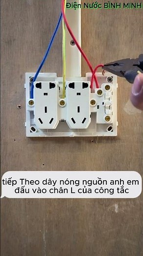 Cách Đấu Nối Ổ Cắm Và Công Tắc Chuẩn 3 Dây: Nóng, Trung Tính, Tiếp Địa #diennuoc #meovat
