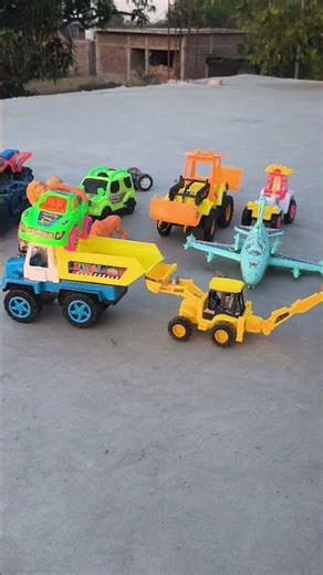 Remote Control mini JCB vs big JCB tochan And Testing #jcb #toy #trend #shorts #video