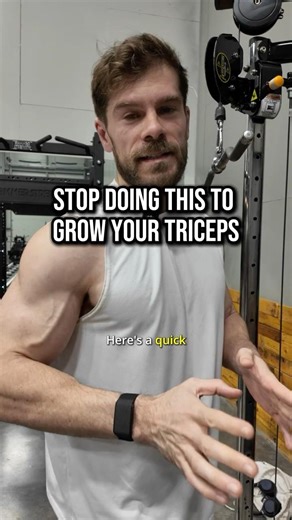 Unlock more tricep growth by changing this one thing