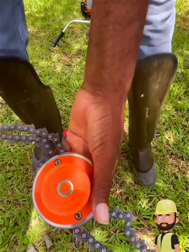 Instalação Rápida do Disco de Corrente para Roçadeira