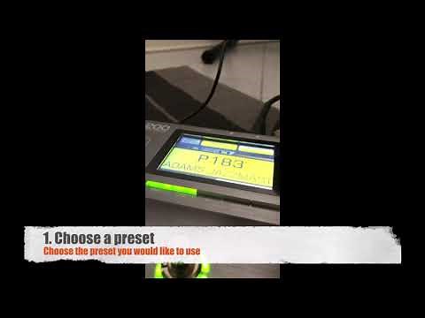 Mooer GE200 - How to use pitch shifter to detune your guitar