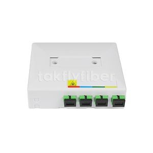 [Hot Item] Wall Mount 4c Sc Fiber Optic Atb 4 Port Subscriber Socket