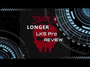 LONGER LK5 PRO FDM 3D Printer Setup and Review