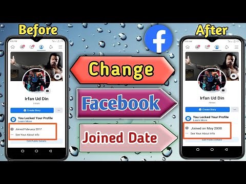 Change FACEBOOK Joined Date |How To Add NEW JOIN DATE on facebook account