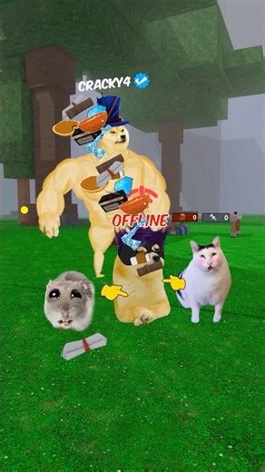 When Hacker was Offline no signal 😂 #roblox #cartoon #funny #99nightintheforest #meme #animation