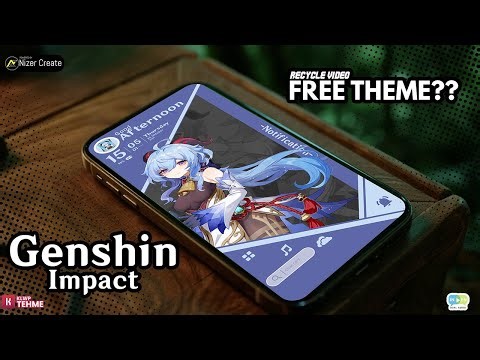TEMA KLWP GENSHIN IMPACT PALING IMMERSIVE! BISA TAP KARAKTER & MAP!