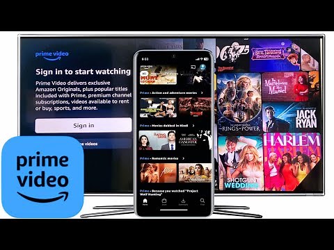 How to Sign-in & Watch Amazon Prime Video in Smart TV using Phone