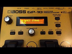 Boss GP-10 sound test