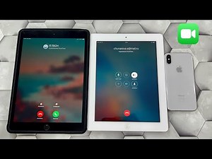 Incoming FaceTime Call iPad 8 2021 & iPad 2