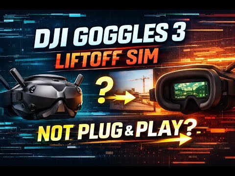 Flying Liftoff simulator with any DJI Goggles