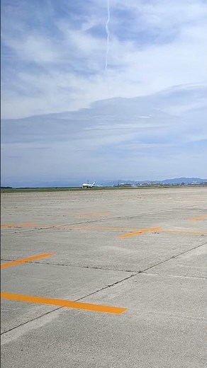 ANA ボーイング737-800 新潟空港「空の日」イベント エプロン特別撮影 着陸シーン