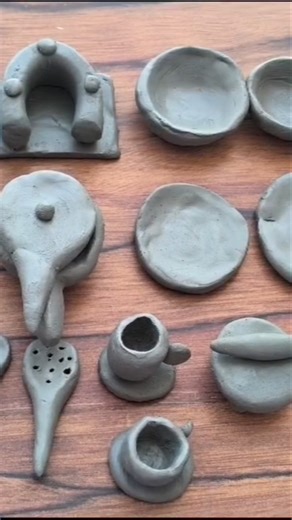 Mini kitchen set#sadu clay kitchen set#short