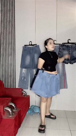 KASUMO HOT PANTS JEANS | Celana Pendek Cewek Non Stretch Denim Katun Santai Biru Hitam White