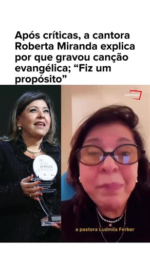 Online Gospel on Instagram: "A cantora Roberta Miranda, consagrada como a “Rainha da Música Sertaneja”, utilizou suas redes sociais para esclarecer o motivo de ter gravado a canção “Tô na Mão de Deus”. O vídeo foi uma resposta ao público após a sua versão da música voltar a viralizar e receber algumas críticas de internautas. Segundo a artista, a gravação não foi uma escolha comercial, mas o cumprimento de um propósito espiritual. Roberta revelou que enfrentou um período difícil de saúde, passan