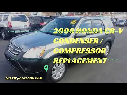 2002-06 Honda CR-V Condenser Compressor Replacement