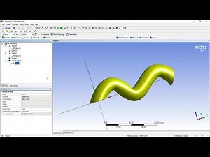 ANSYS Design Modeler Tutorial 5- SWEEP