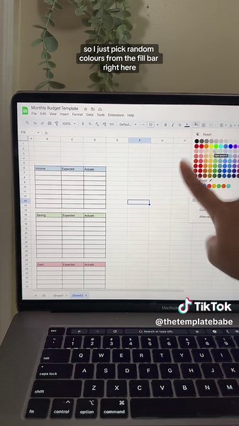 @The Template Babe Part 2: How to create your own budget template? Table Breakdown #googleplanner #googlesheetstips #googlesheettutorials #googlesheets_excel #taskplanner #creativemindtaskplanner #budgettemplate #digitalplanner