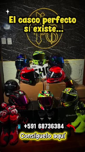 AGV • Nexx • Ruroc • HJC • Alpinestars 🏍️🔥 No todos los cascos son iguales… algunos fueron creados para dominar la pista y robar miradas en cada salida 😮‍🔥 AGV, Nexx, Ruroc, HJC y Alpinestars se reunieron en una sola colección premium para quienes buscan protección, exclusividad y un estilo imposible de ignorar. ⚡ 🪶 Fibra de carbono ultraligera 💨 Aerodinámica de competición 🛡️ Protección de nivel profesional 🔥 Diseños agresivos y edición premium ✨ Cascos inspirados en MotoGP y superbikes