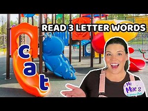 Learn to Read 3 Letter CVC Words! Play Based Phonics Practice for Ages 3-6. Great for Kindergarten!