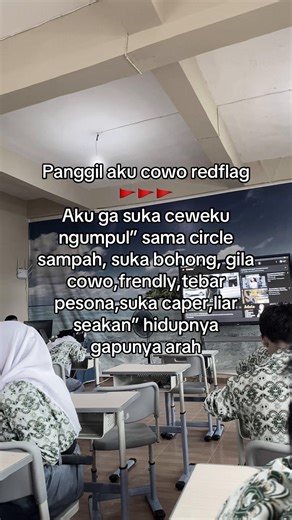 Panggil Aku Cowok Red Flag: Menghindari Cewek Caper