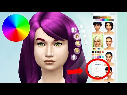A Hair/Clothing Color Wheel Is FINALLY Coming To The Sims 4!! 😱 (Mod News)