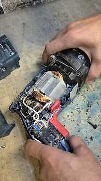 Small Bosch hammer drill Fix. Motor stopped and now it won't run. #Bosch #tool #broken