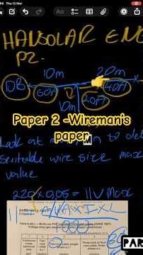 Cable Size From Voltage Drop | Using mV/A/m to Calculate Minimum Cable Area #electrician