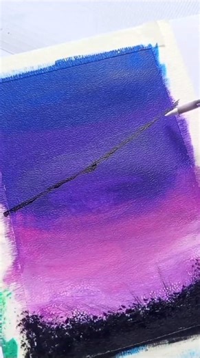 Easy night painting for beginners